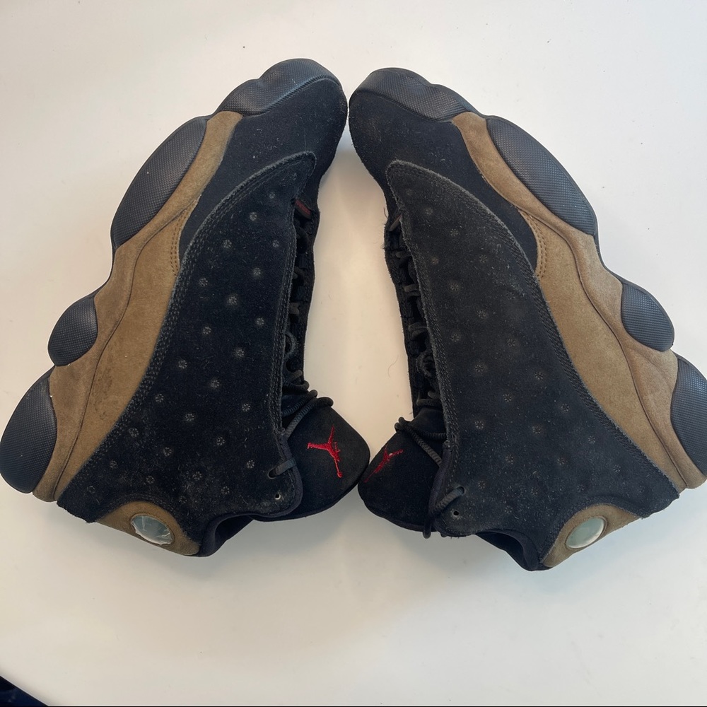 Nike Air Jordan 13 Retro Olive size 10 OG XIII 414571–006 Black Green - Picture 4 of 8